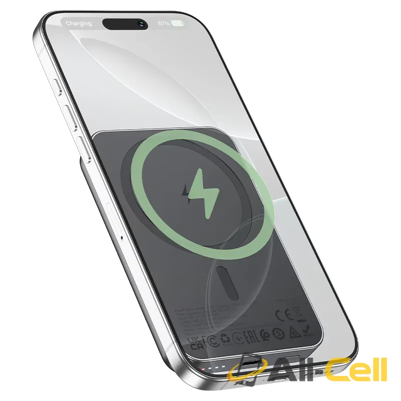Power bank “J160 Original” 10W + wireless charging 5000mAh (J160 Metal Grey) — 3