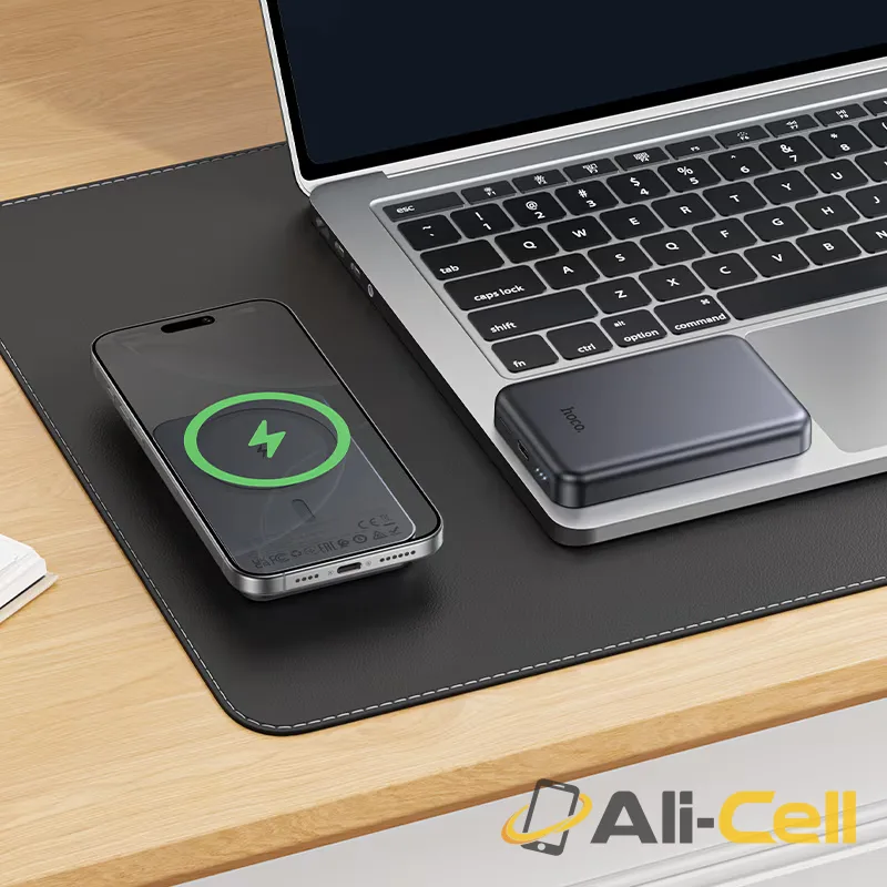 Power bank “J160 Original” 10W + wireless charging 5000mAh (J160 Metal Grey) — 7