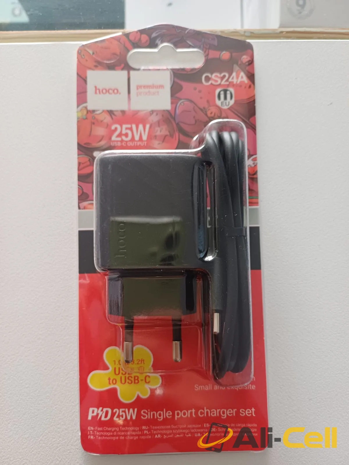25W charger 1m USB-C to USB-C — 2