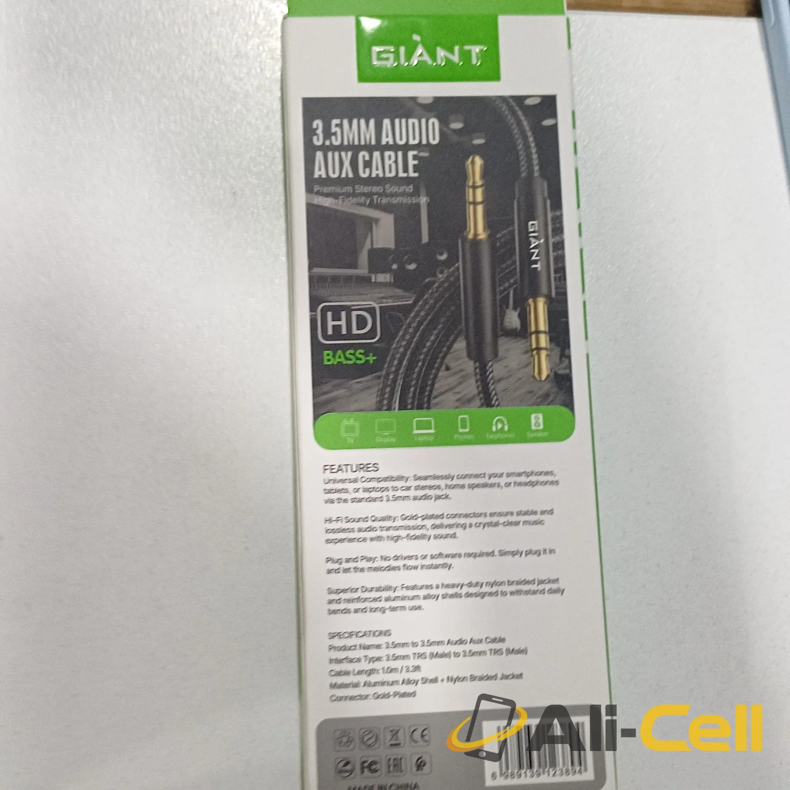 3.5MM AUDIO AUX CABLE — 3