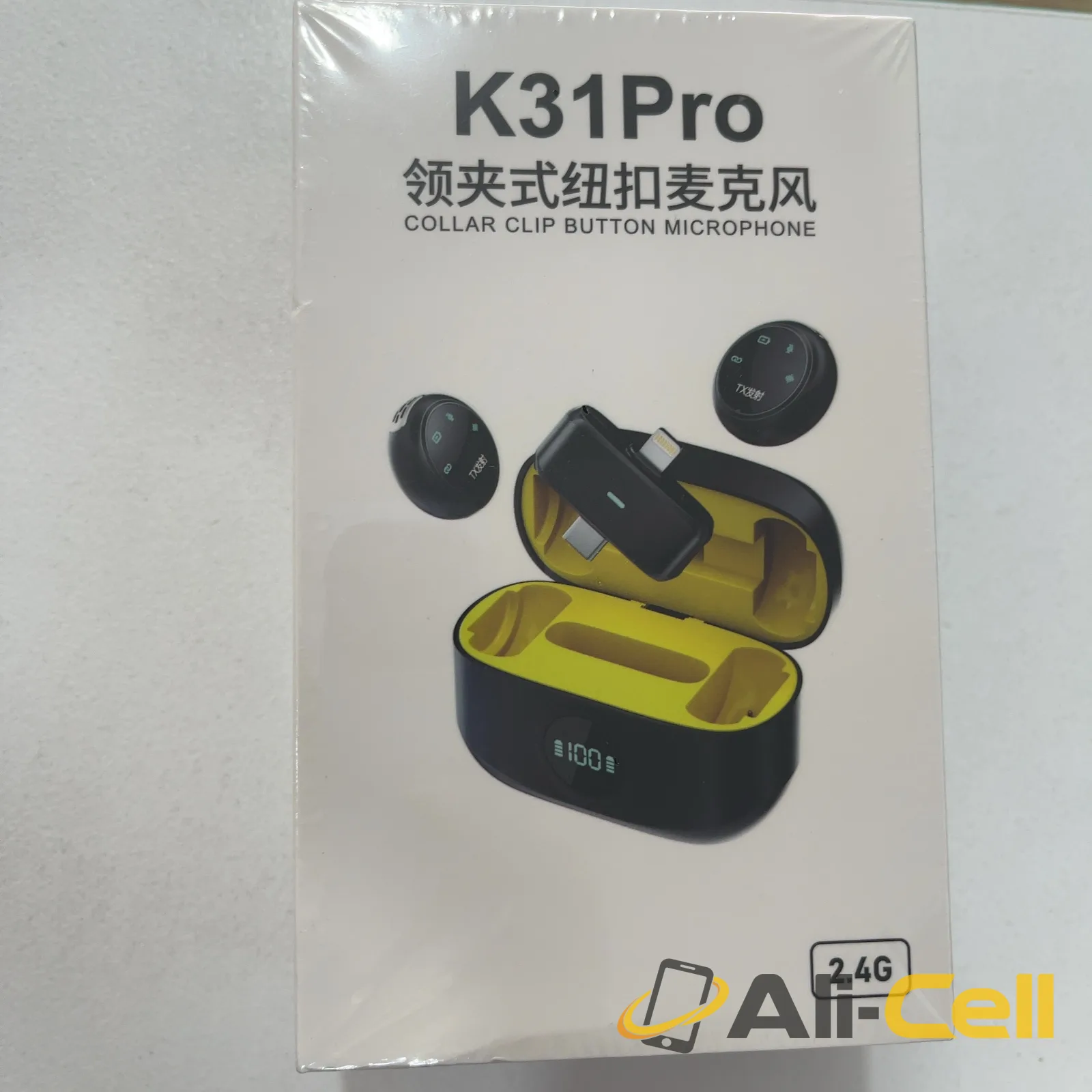Microphone Kit with Charging Case Type-C 2.4G Ultra Low Latency Digital — 2