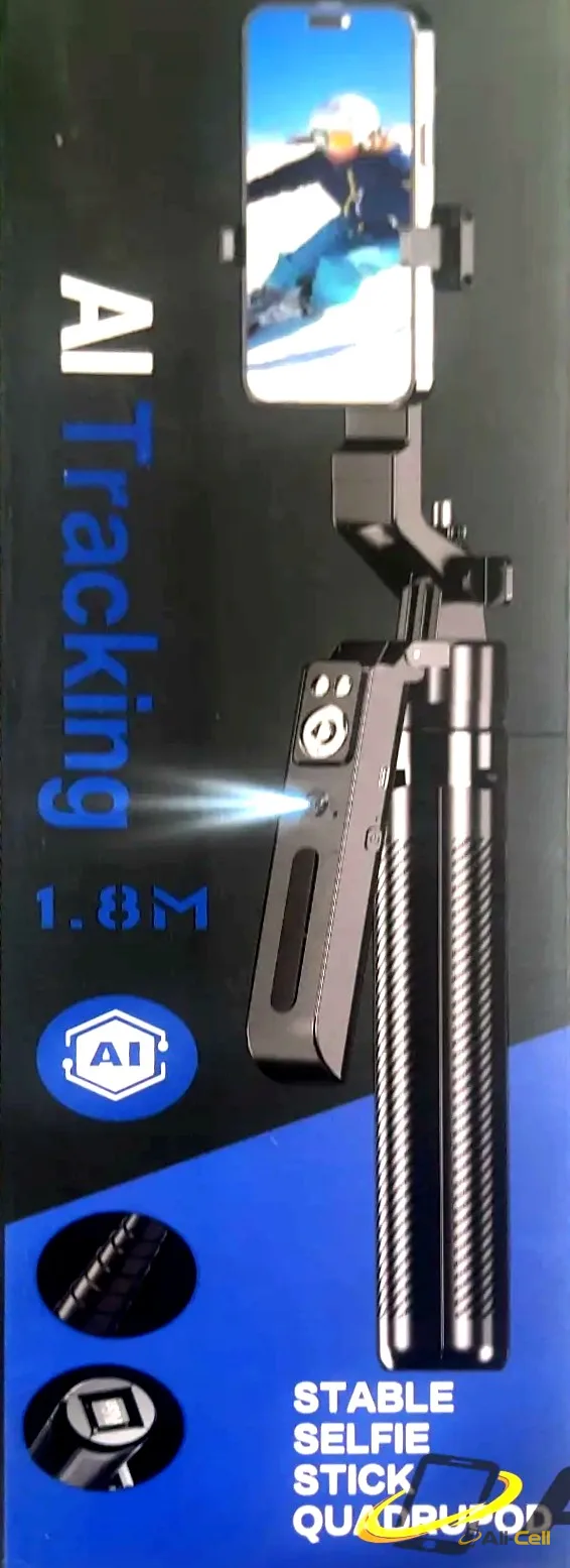 AI Tracking 1.8M Stable Selfie Stick Quadrupod — 2