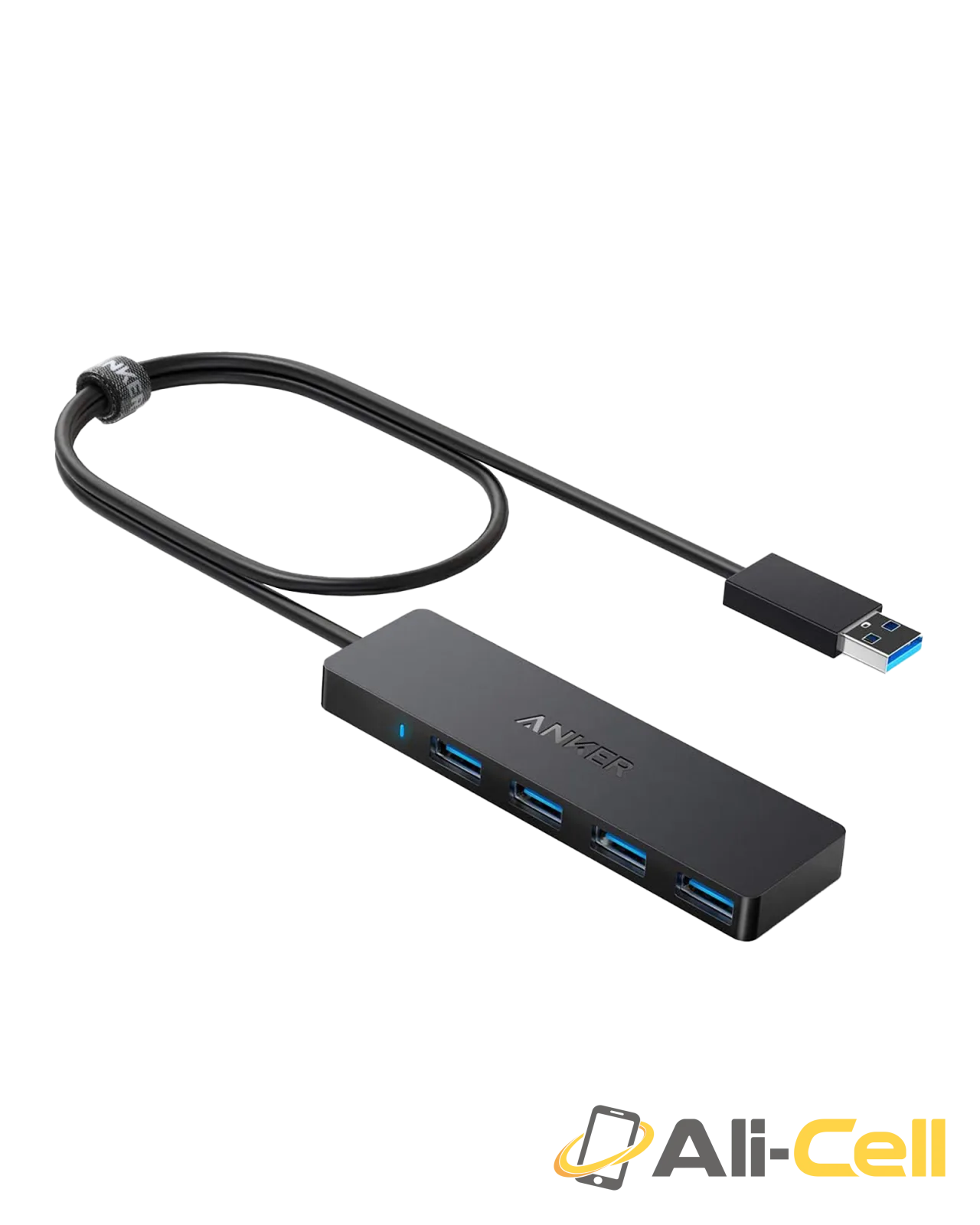 Anker Ultra Slim 4-Port USB 3.0 Data Hub (0.7 ft / Black) — 7