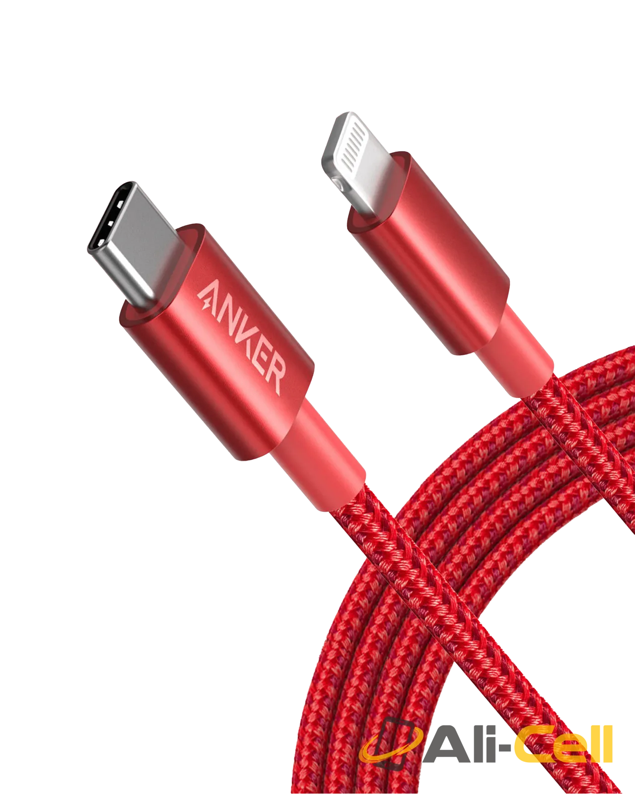 Anker 331 USB-C to Lightning Cable (Red / 6ft)