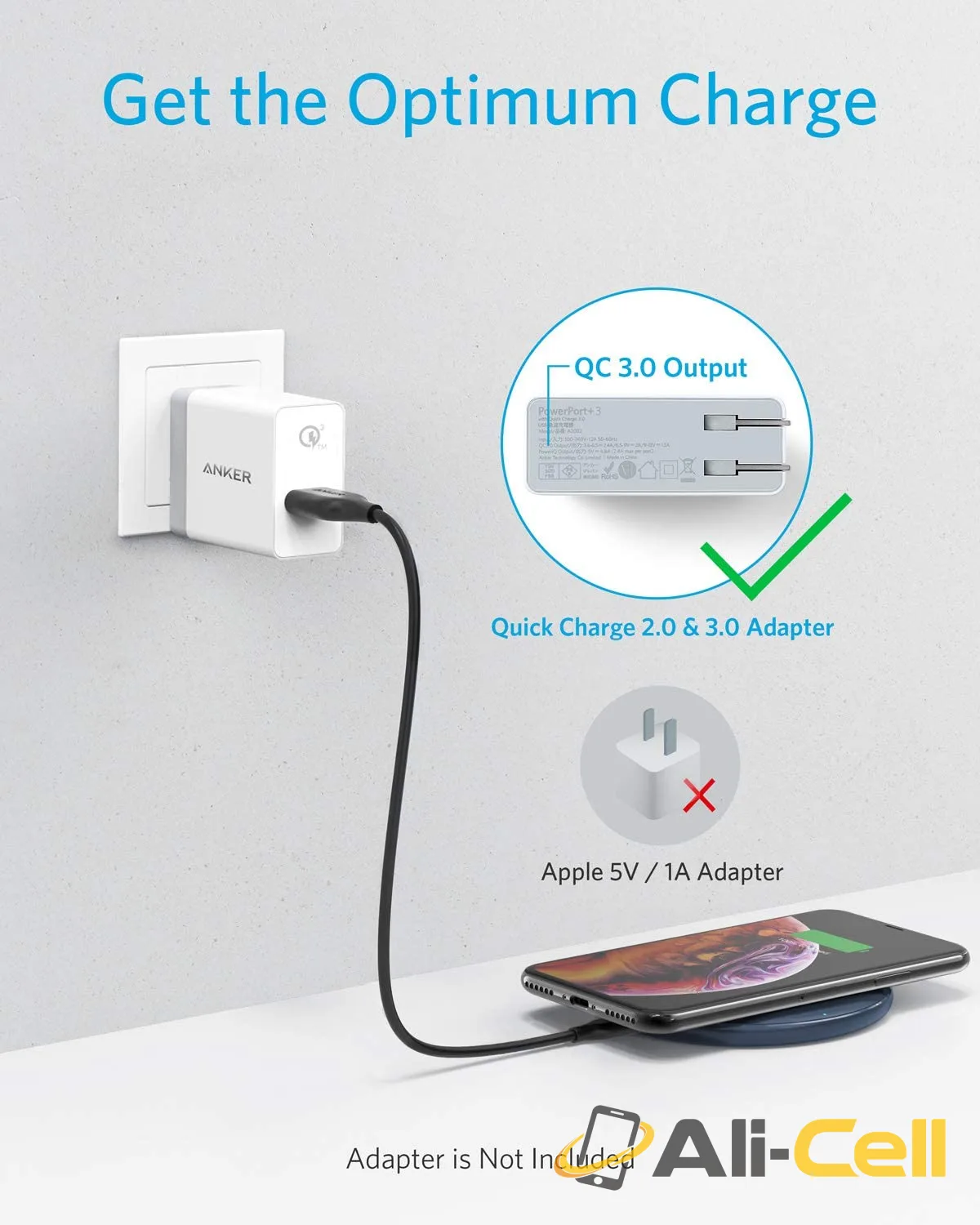 Anker 313 Wireless Charger (Pad) (Black) — 8