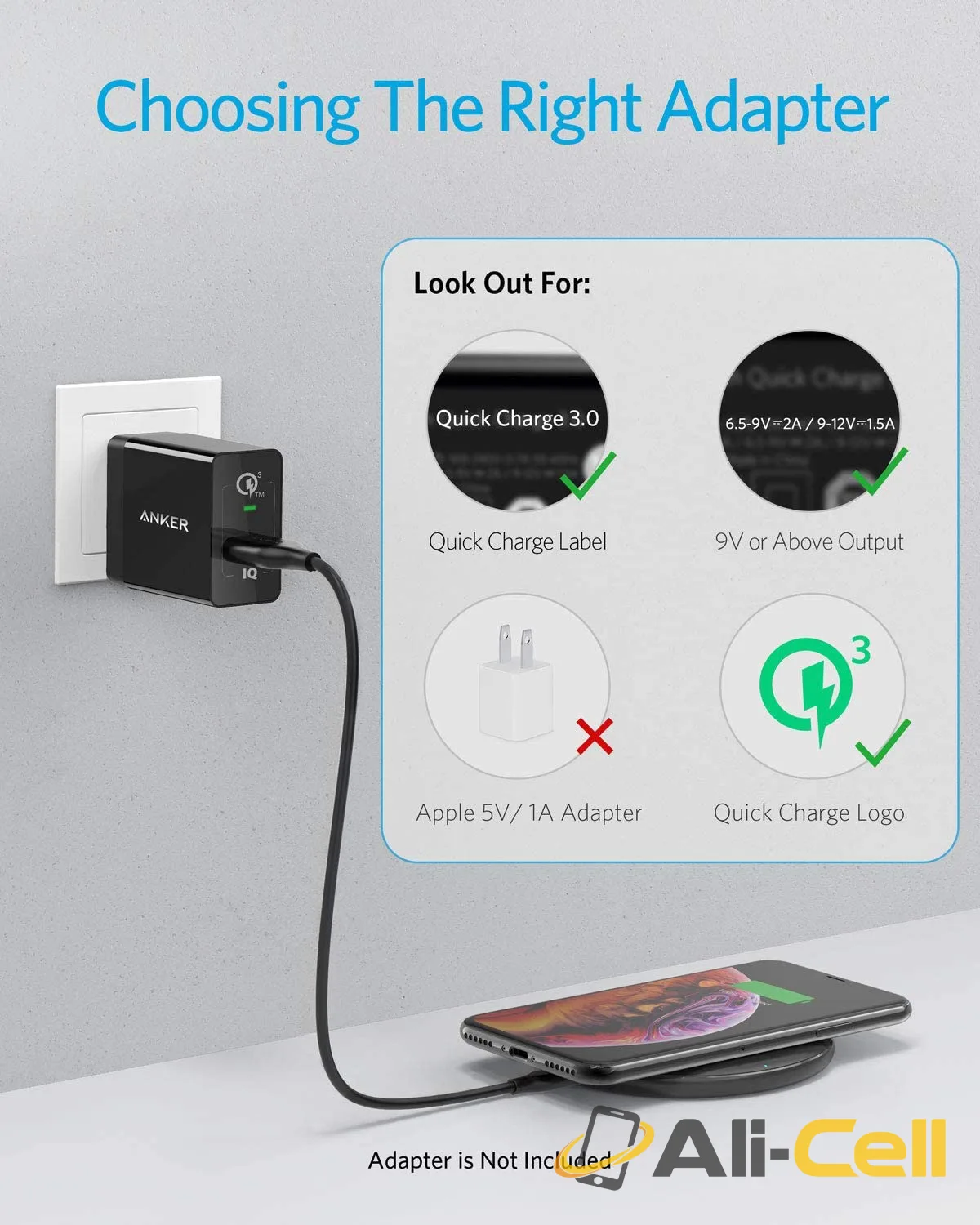 Anker 313 Wireless Charger (Pad) (White) — 5