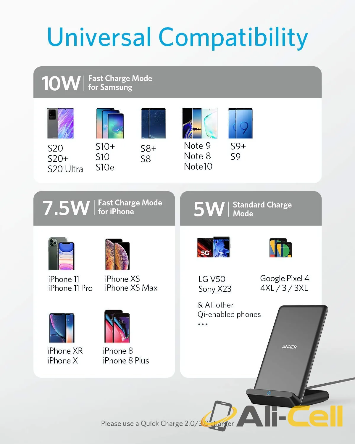 Anker 313 Wireless Charger (Stand) — 3