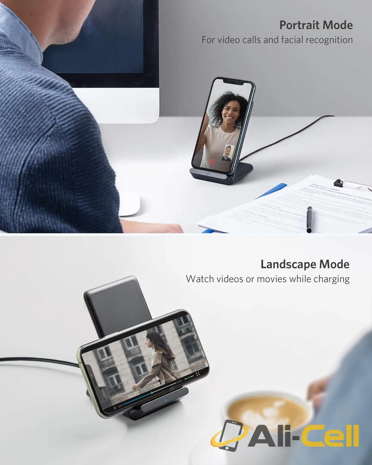 Anker 313 Wireless Charger (Stand) — 4