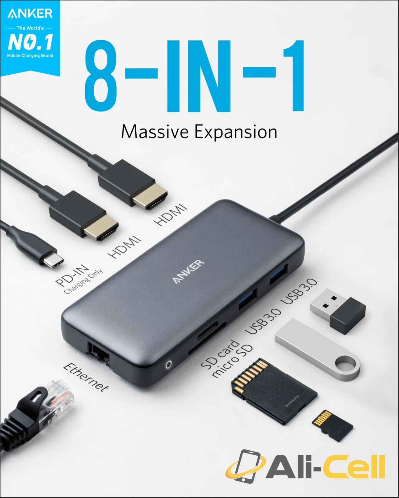Anker 553 USB-C Hub (8-in-1) — 2