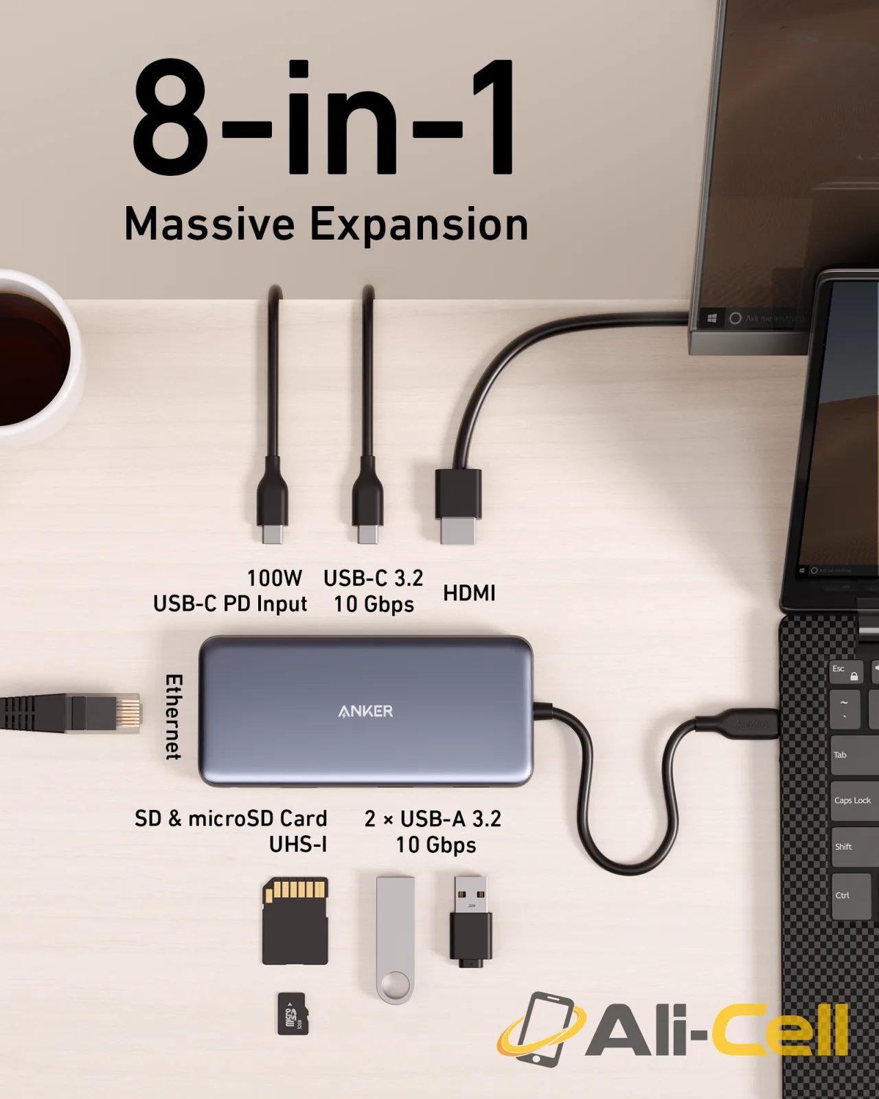 Anker 555 USB-C Hub (8-in-1) — 2