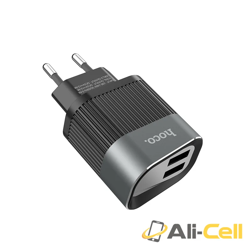 Wall charger “C40A Speedmaster” dual USB port EU plug — 2