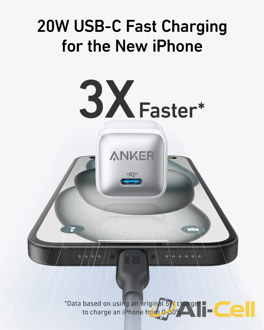 Anker Nano Charger (20W) (Black Stone) — 8
