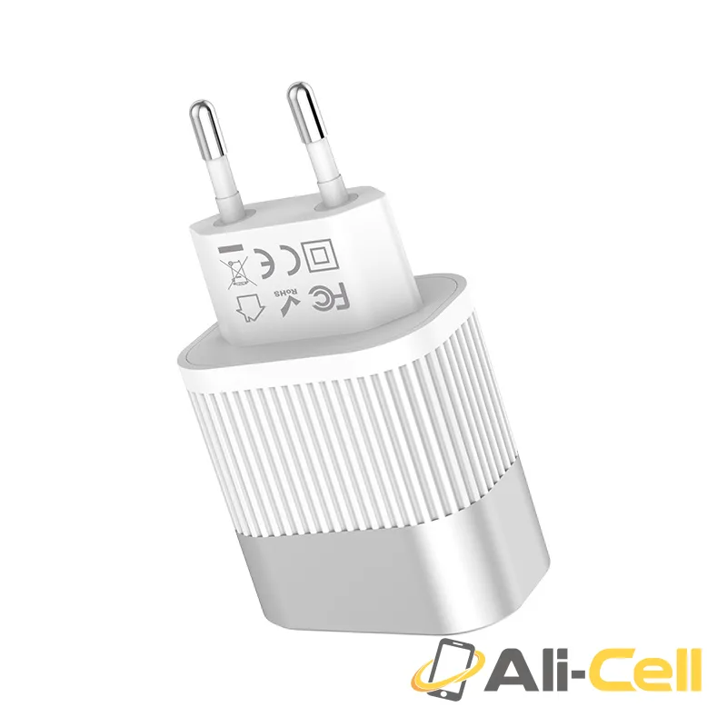 Wall charger “C40A Speedmaster” dual USB port EU plug — 3