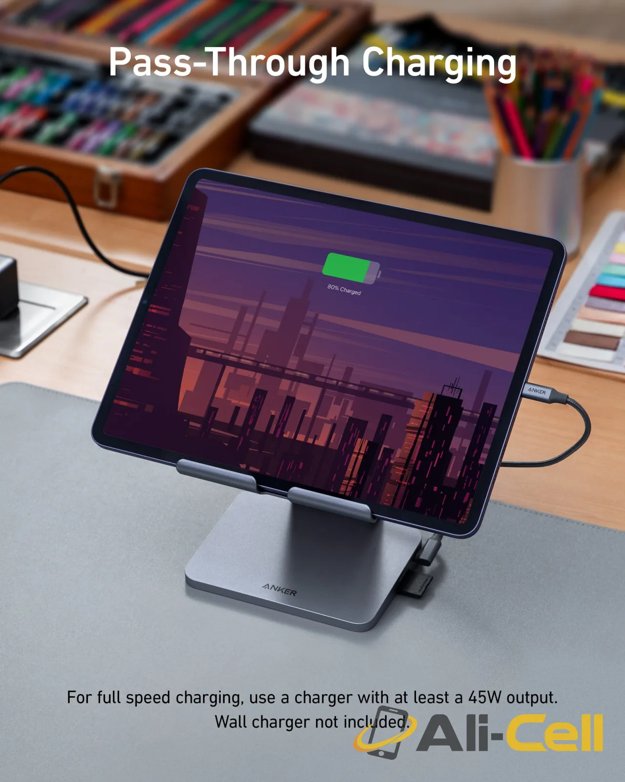Anker 551 USB-C Hub (8-in-1, Tablet Stand) — 4