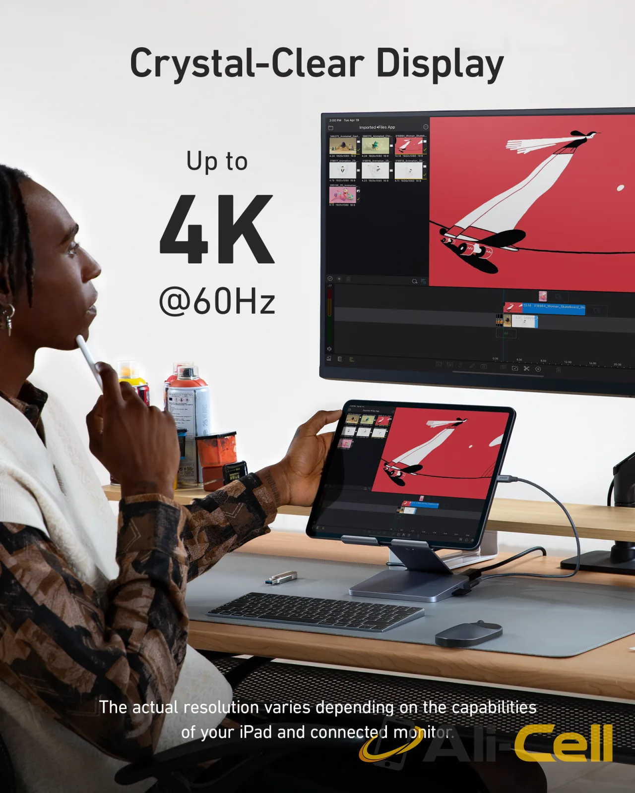 Anker 551 USB-C Hub (8-in-1, Tablet Stand) — 5