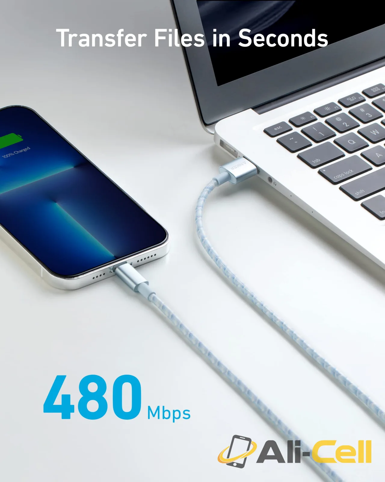 Anker 331 USB-A to Lightning Cable (Nylon) — 6