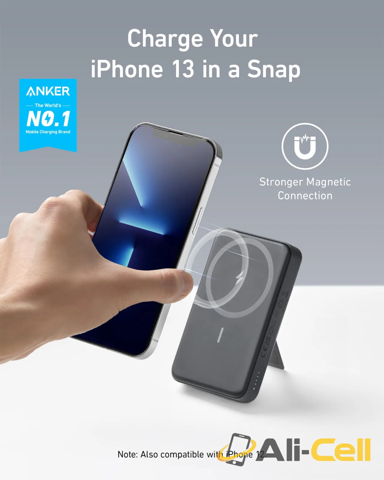 Anker 633 Magnetic Battery (Interstellar Gray) — 2