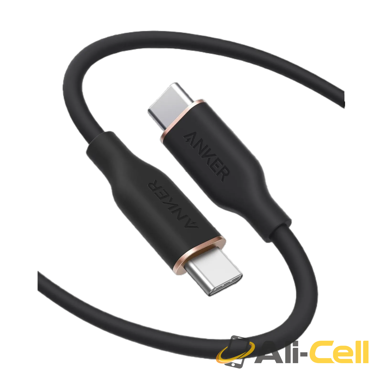 Anker 643 USB-C to USB-C Cable (Flow, Silicone) (6ft / 240W / Midnight Black)
