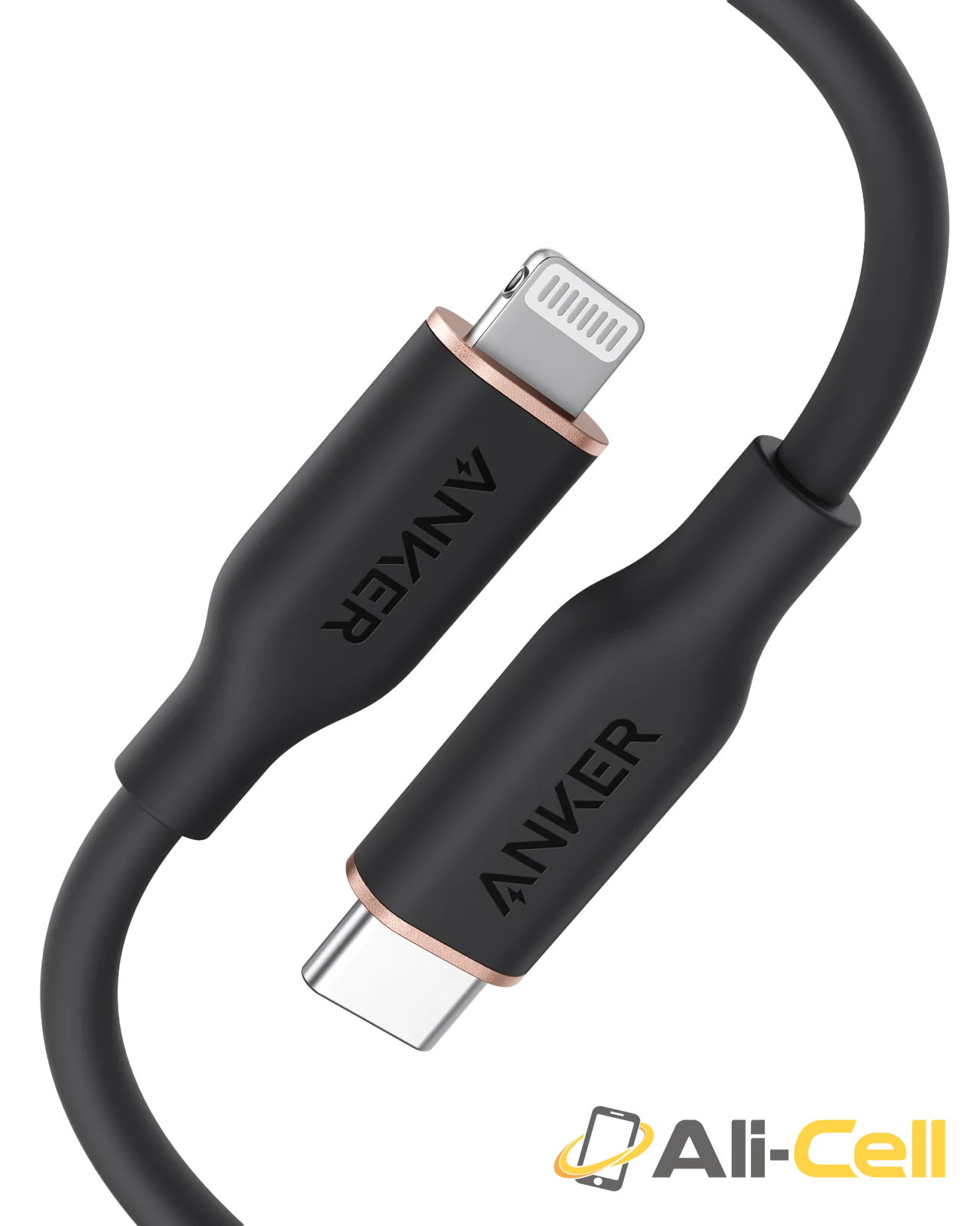 Anker 641 USB-C to Lightning Cable (Flow, Silicone) (6ft / Misty Blue) — 2