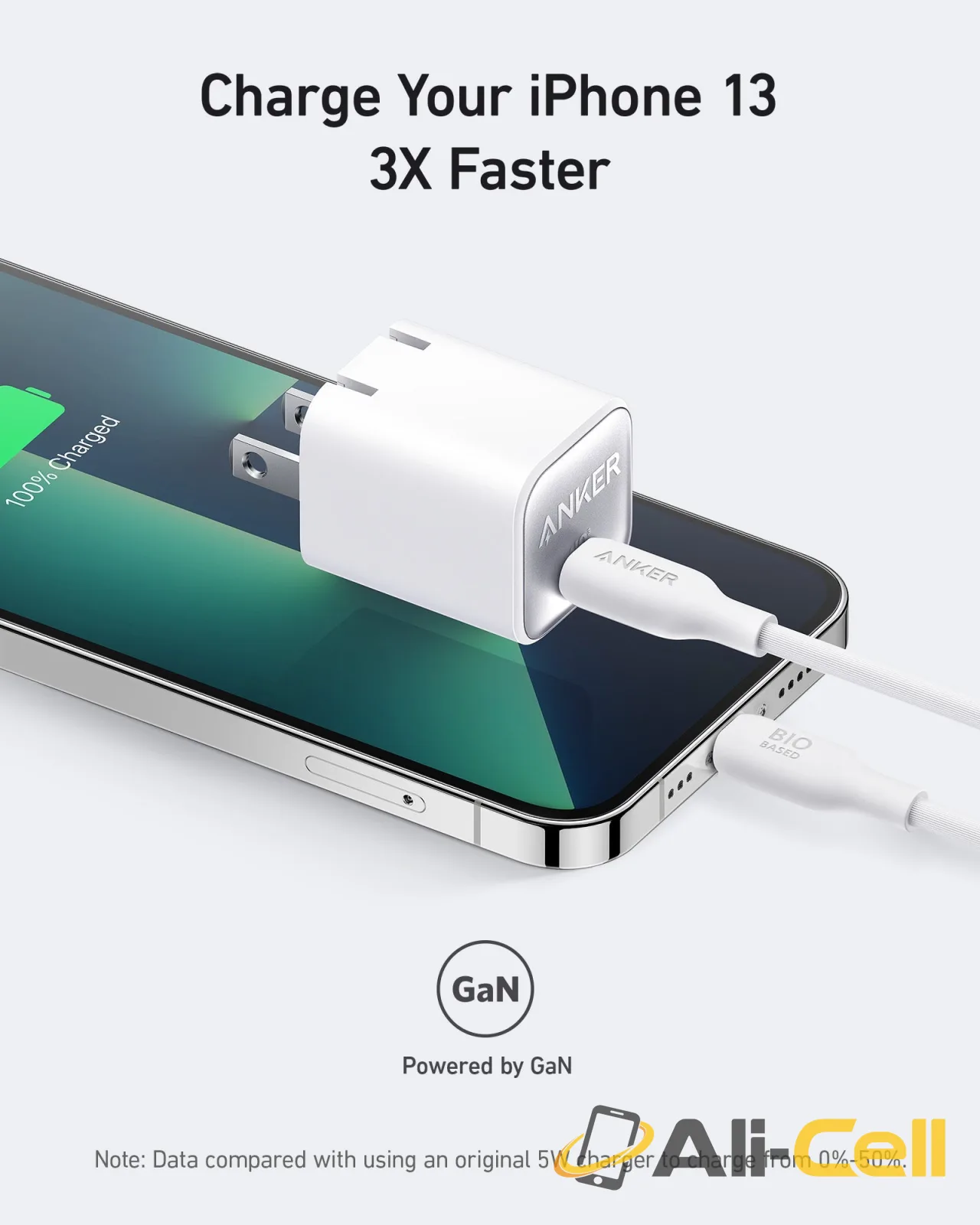 Anker Nano Charger (30W) (Aurora White) — 4