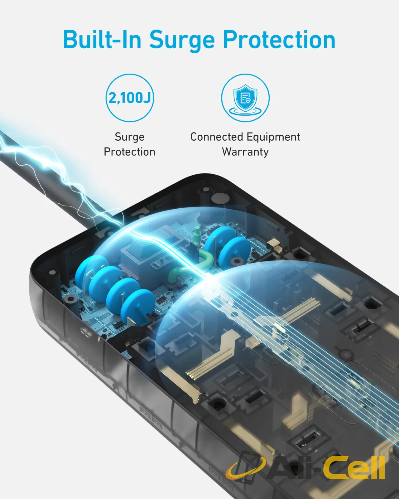 Anker 351 Power Strip (Black) — 4