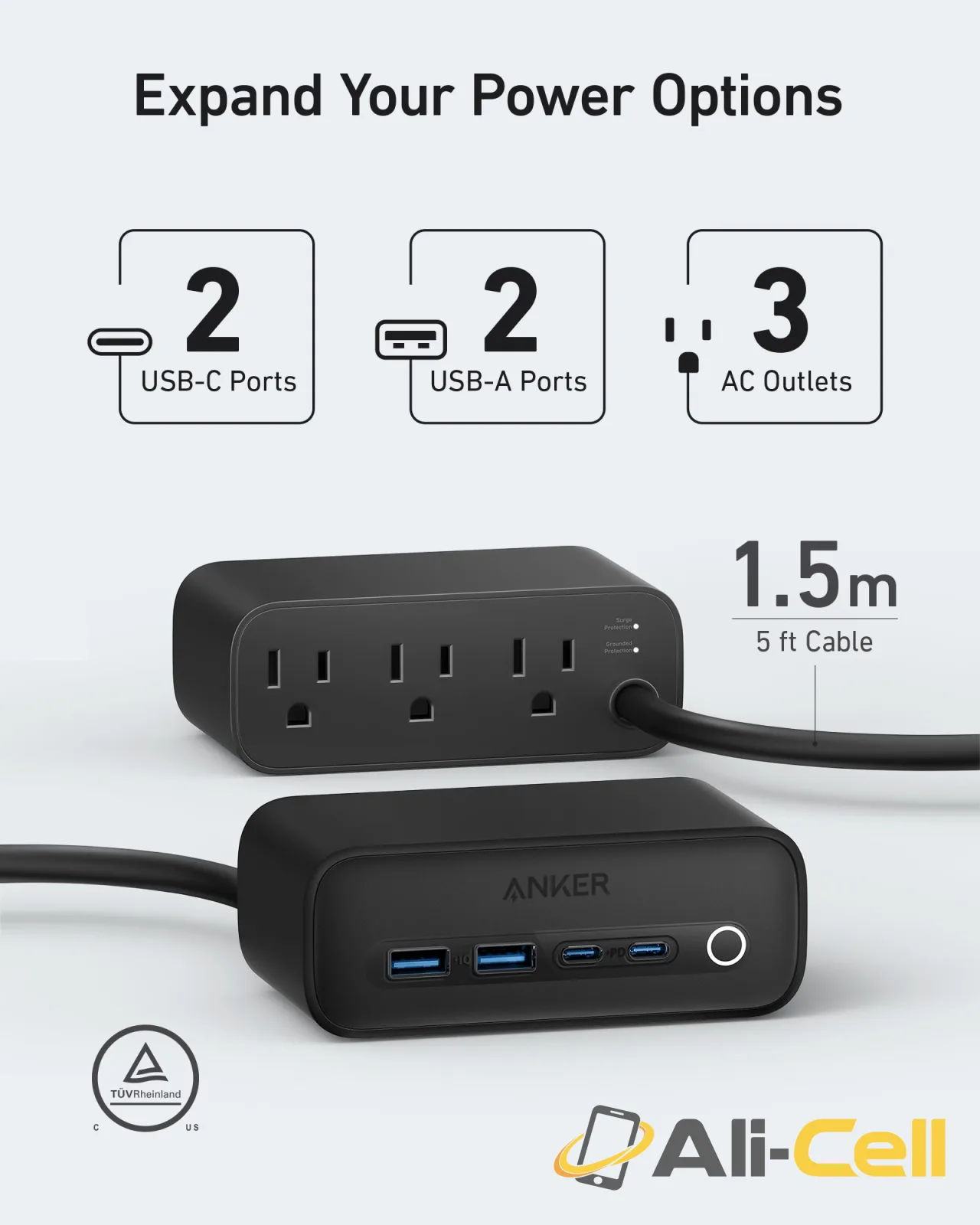 Anker 525 Charging Station (Phantom Black) — 8