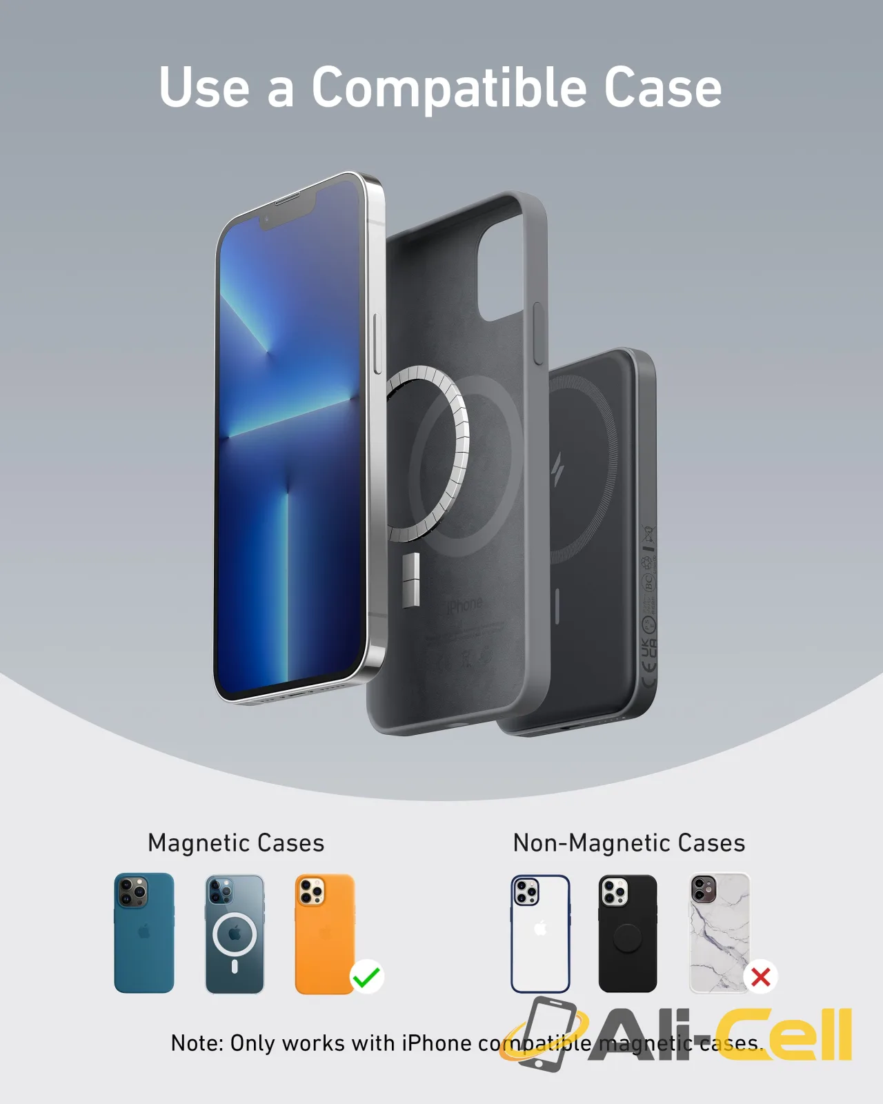 Anker 621 Magnetic Battery (MagGo) (Interstellar Gray) — 6