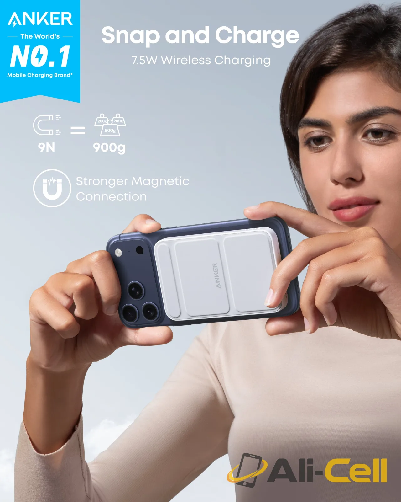 Anker 622 Magnetic Battery (MagGo) (Lilac Purple) — 3