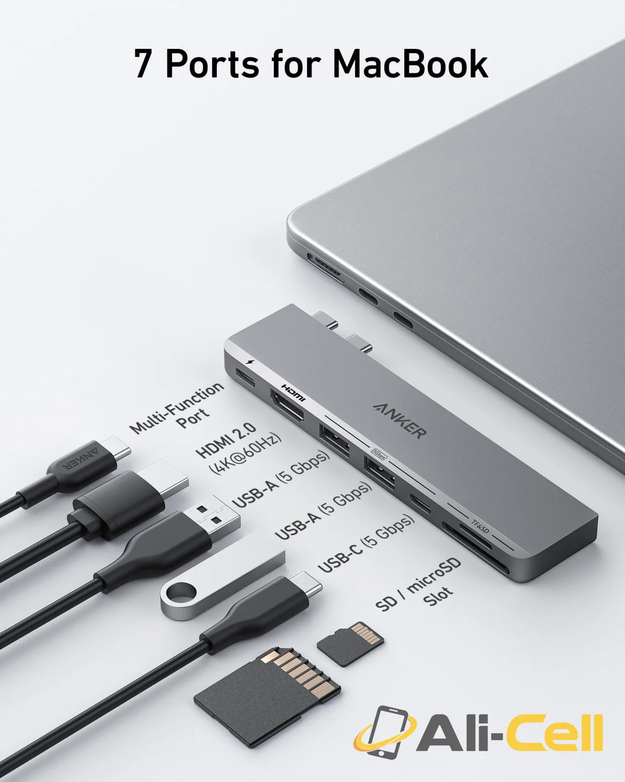 Anker 547 USB-C Hub (7-in-2, for MacBook) — 2