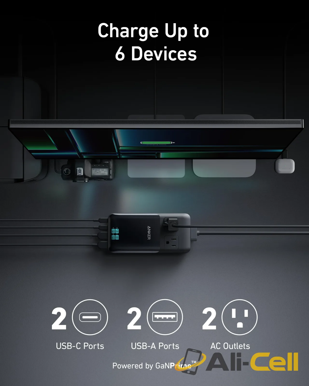 Anker Prime 6-in-1 Charging Station (140W) — 2