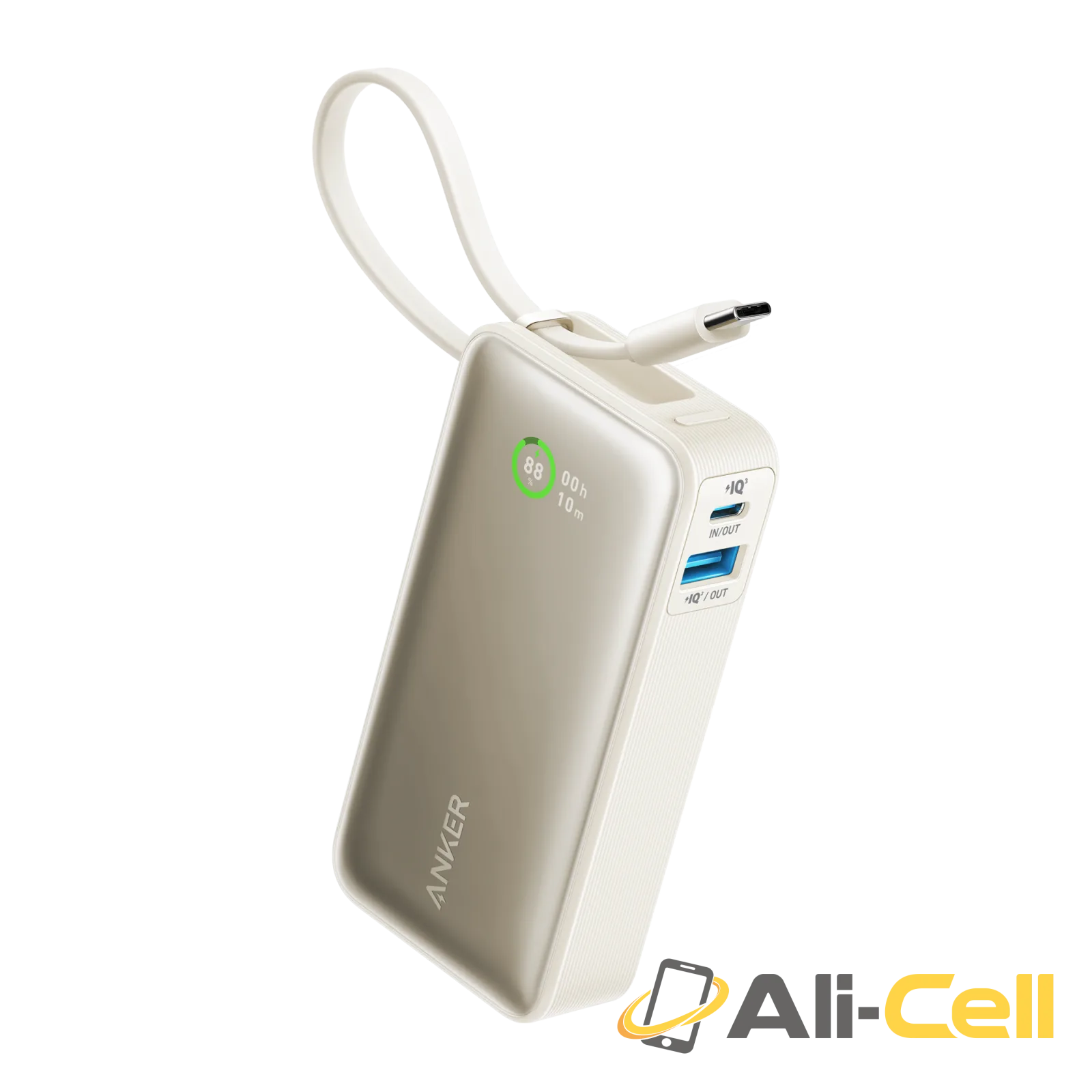 Anker Nano Power Bank (30W, Built-In USB-C Cable) (Ice Lake Blue) — 8