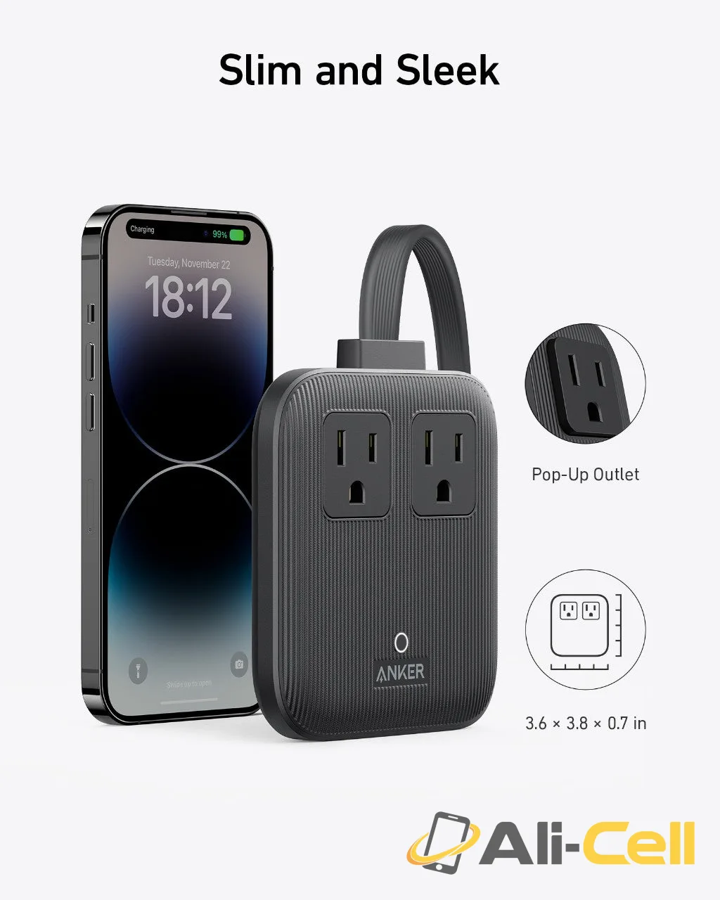Anker Nano Charging Station (6-in-1, 67W) (Black Stone) — 3