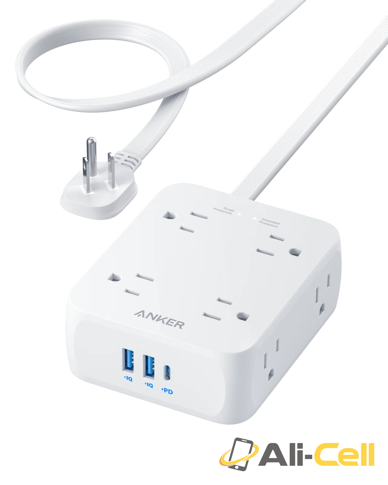 Anker 341 USB Power Strip (White / 5FT)