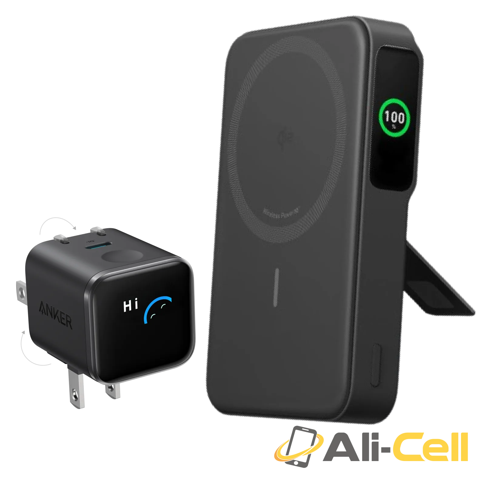 Anker MagGo Power Bank (10K) (Black Stone / 10K Power Bank + 45W Charger)