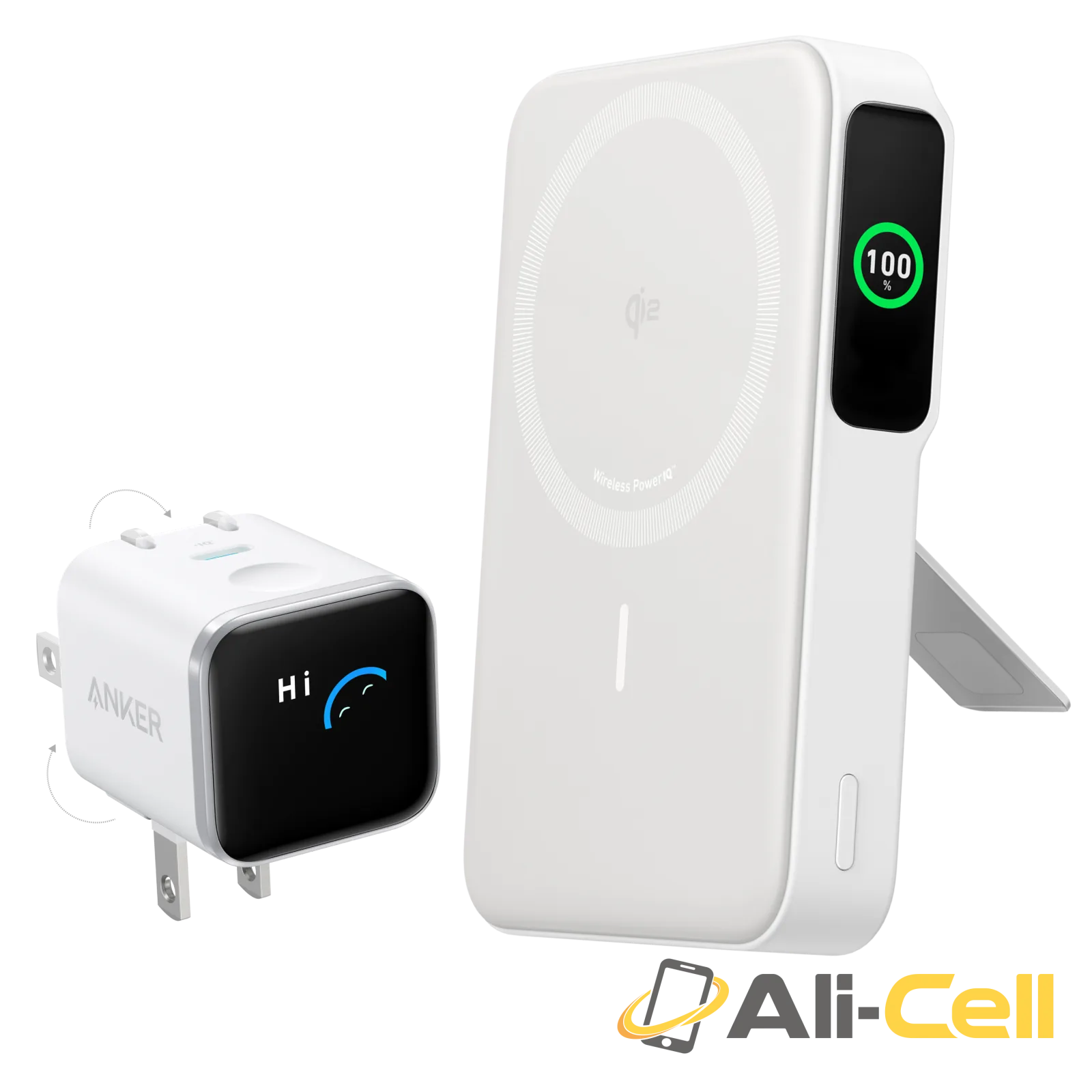 Anker MagGo Power Bank (10K) (Shell White / 10K Power Bank + 45W Charger)
