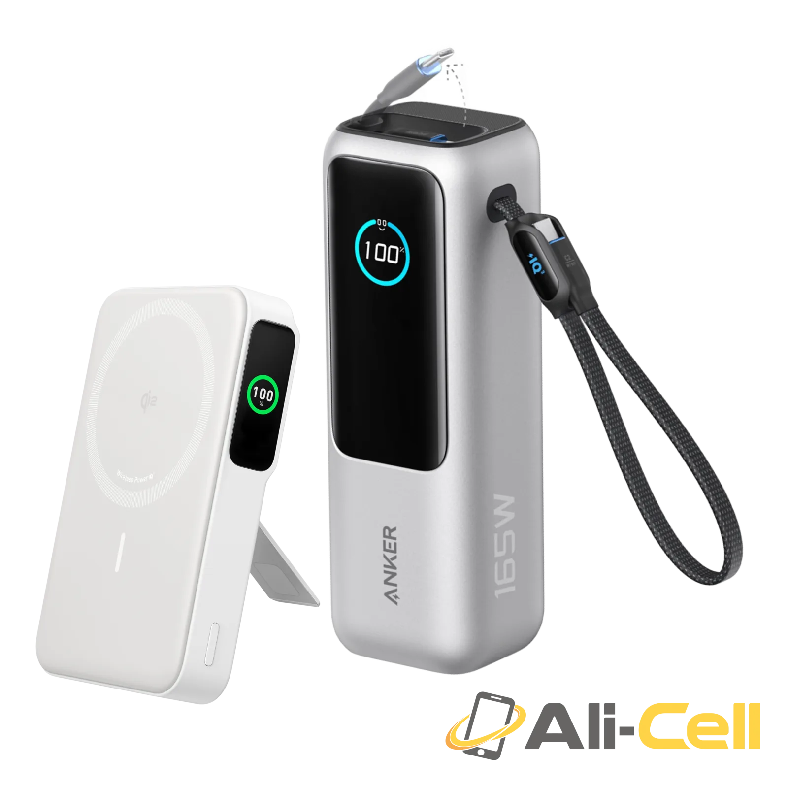 Anker MagGo Power Bank (10K) (Shell White / 10K Power Bank + 25K Power Bank)