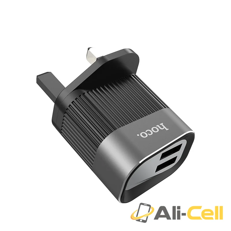 Wall charger “C40B Speedmaster” dual USB port UK plug — 3