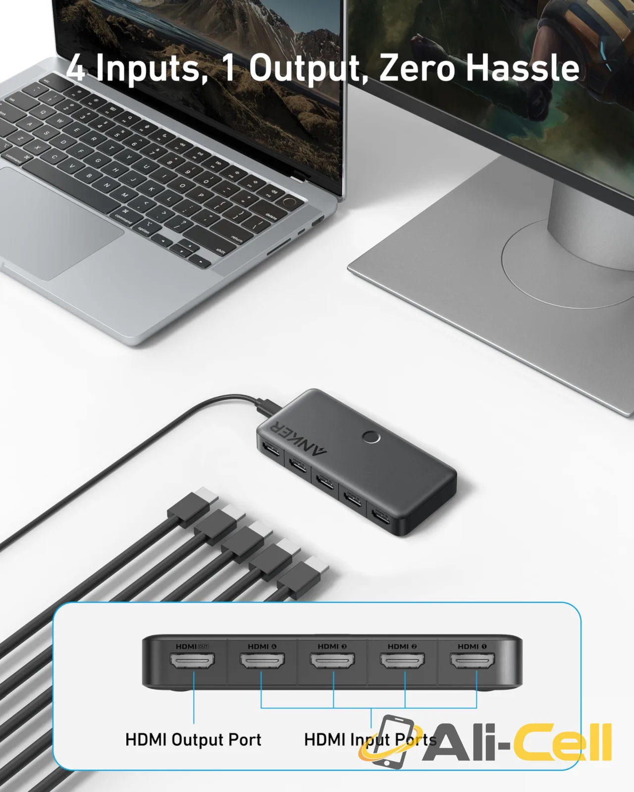 Anker HDMI Switch (4 in 1 Out, 4K HDMI) — 2