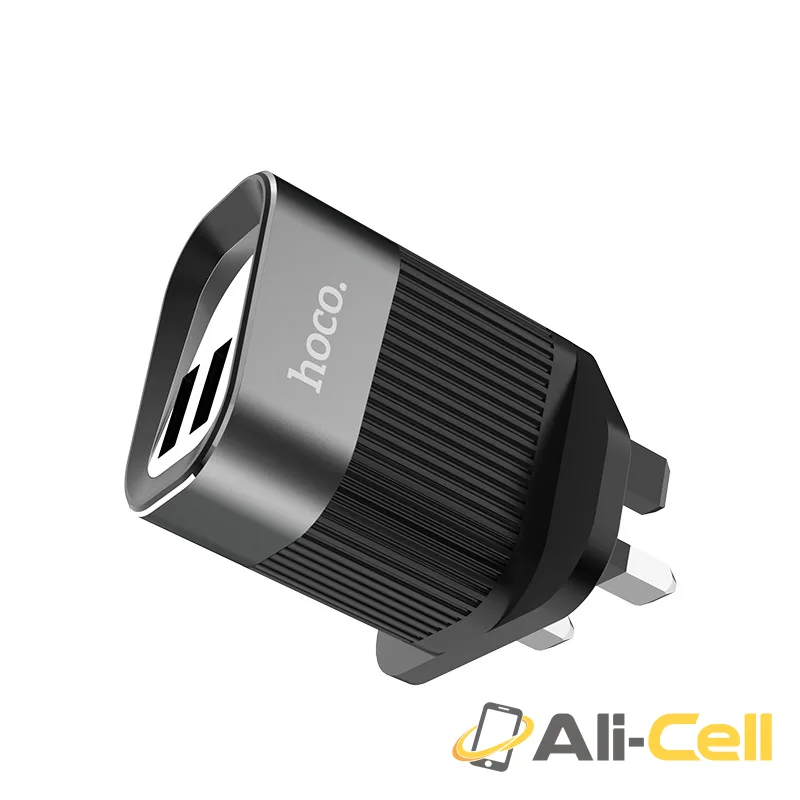 Wall charger “C40B Speedmaster” dual USB port UK plug — 2