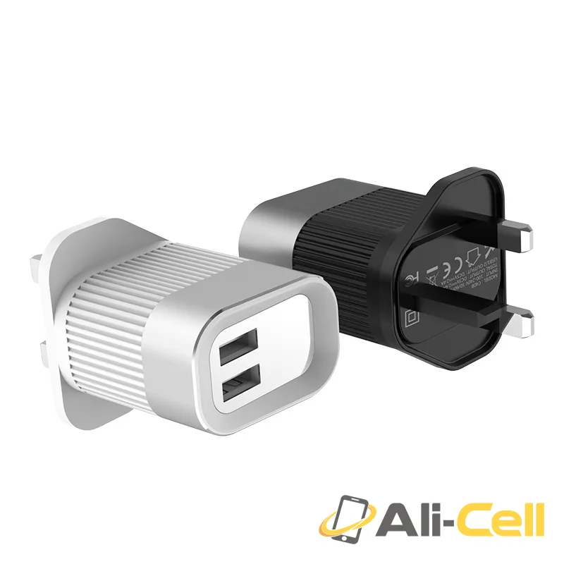 Wall charger “C40B Speedmaster” dual USB port UK plug — 5