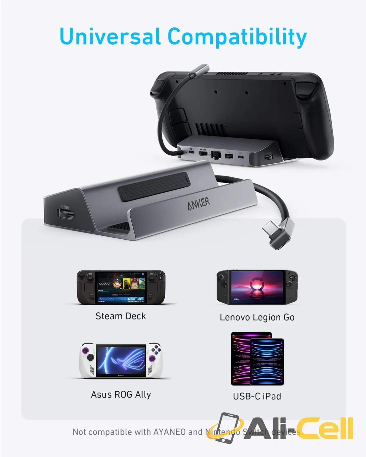 Anker USB-C Hub (6-in-1, For Handheld Game Console) — 7