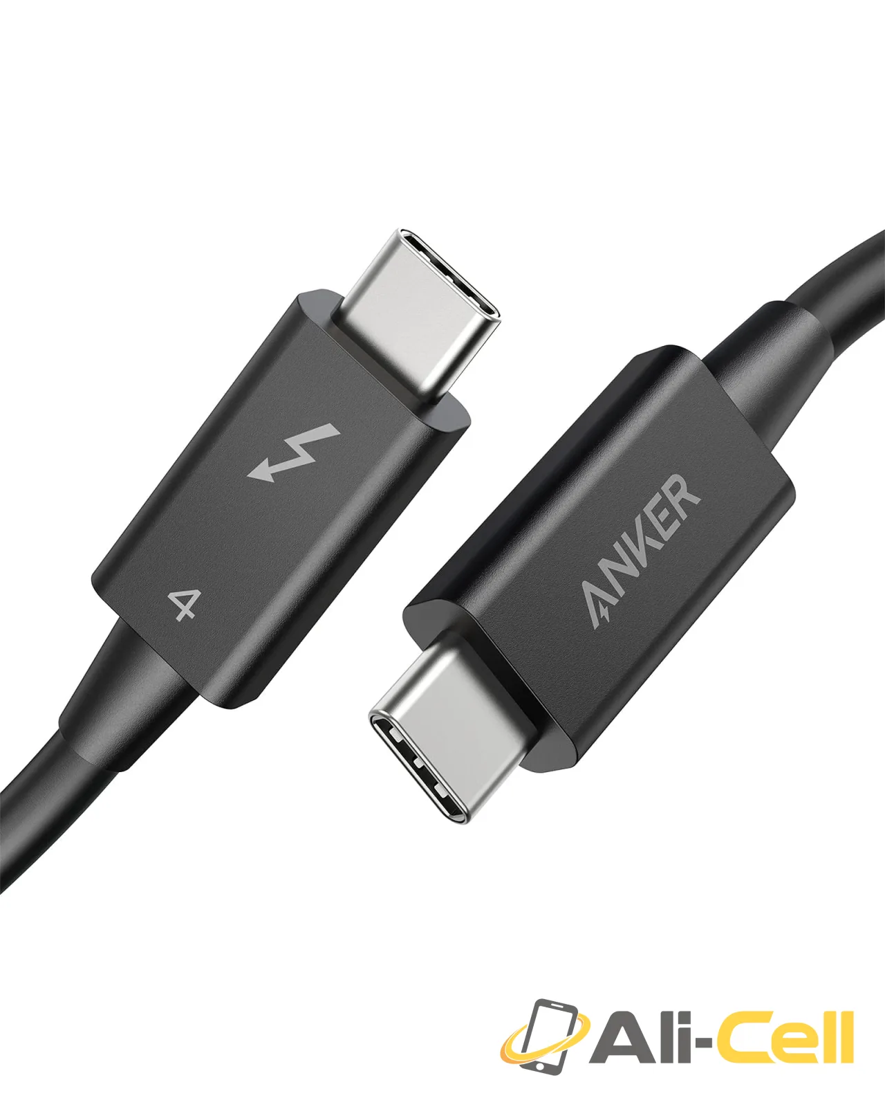 Refurbished Anker USB-C to USB-C Thunderbolt 4 100W Cable (2.3 ft)