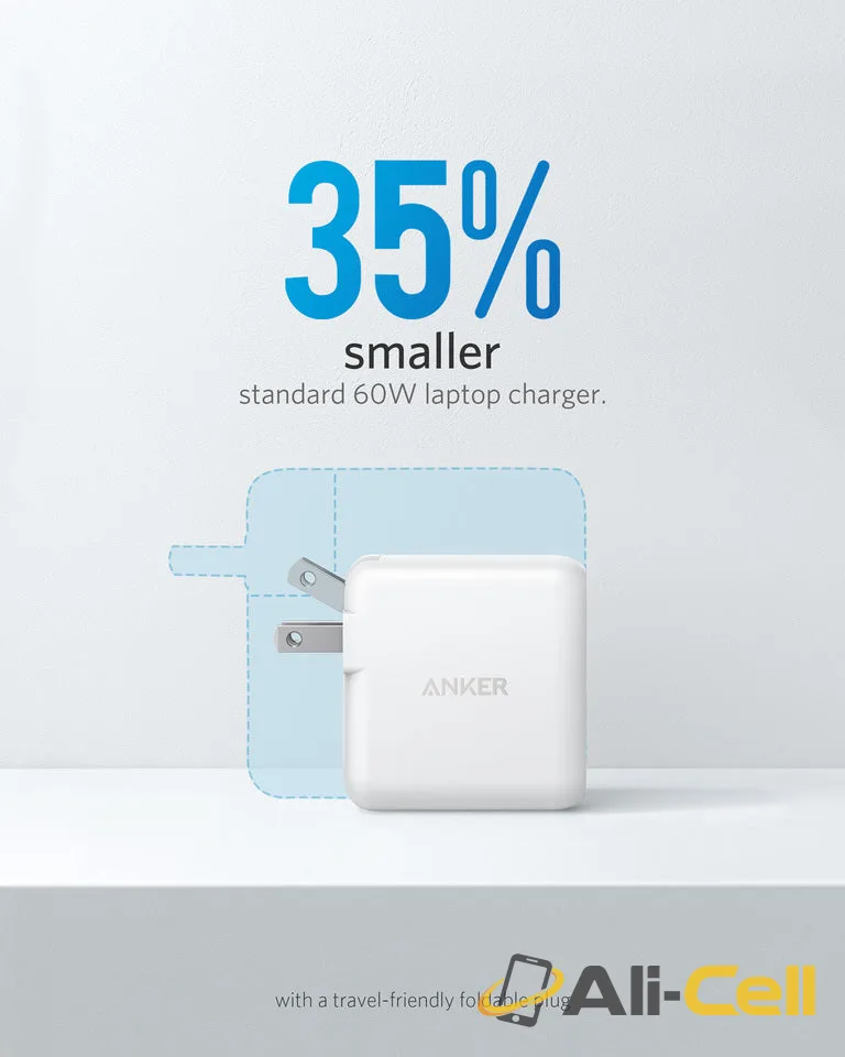 Refurbished PowerPort Atom III 60W (White) — 3