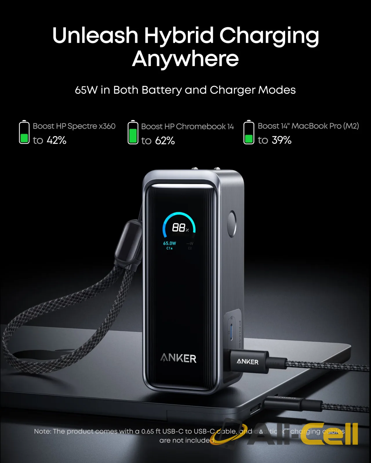 Anker Prime Power Bank (9.6K, 65W, Fusion) — 2