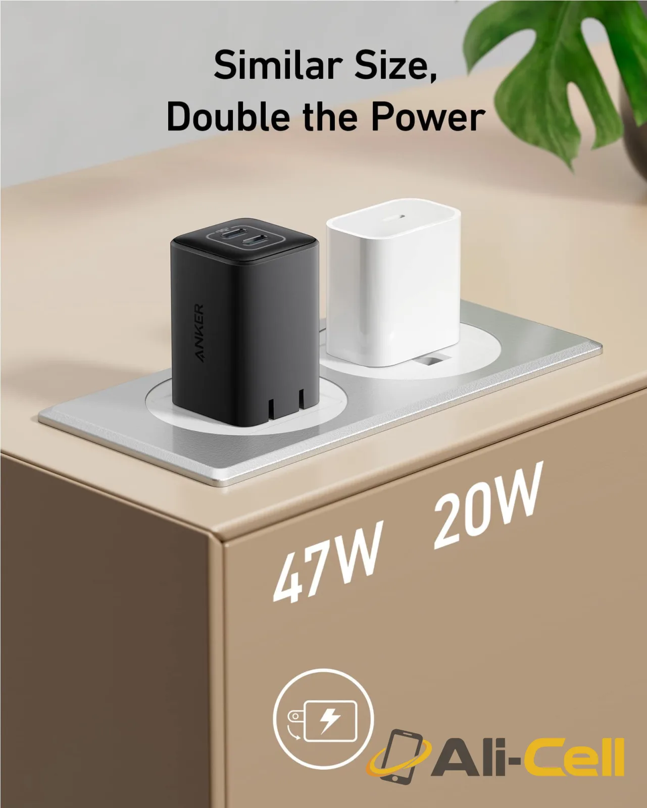 Anker 523 Charger (Nano 3, 47W) (Shell White) — 6