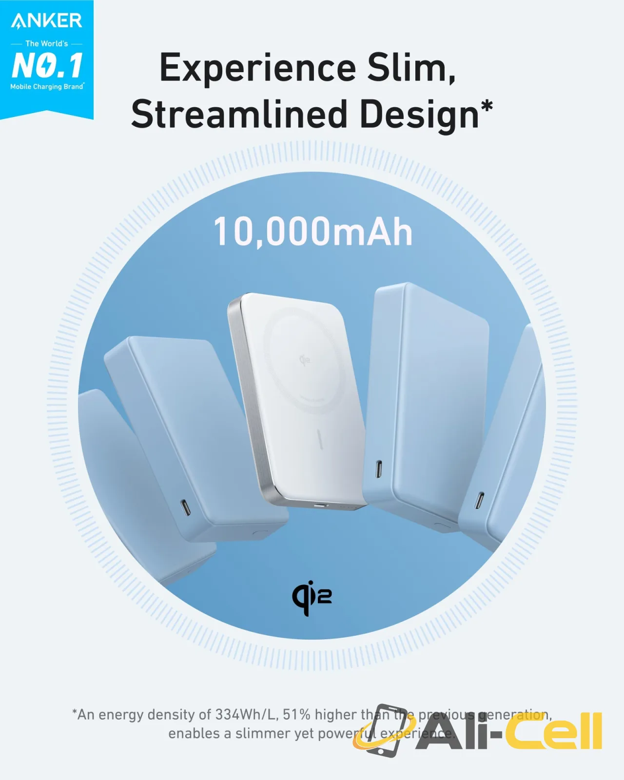 Anker MagGo Power Bank (10K, Slim) (Aurora White) — 8