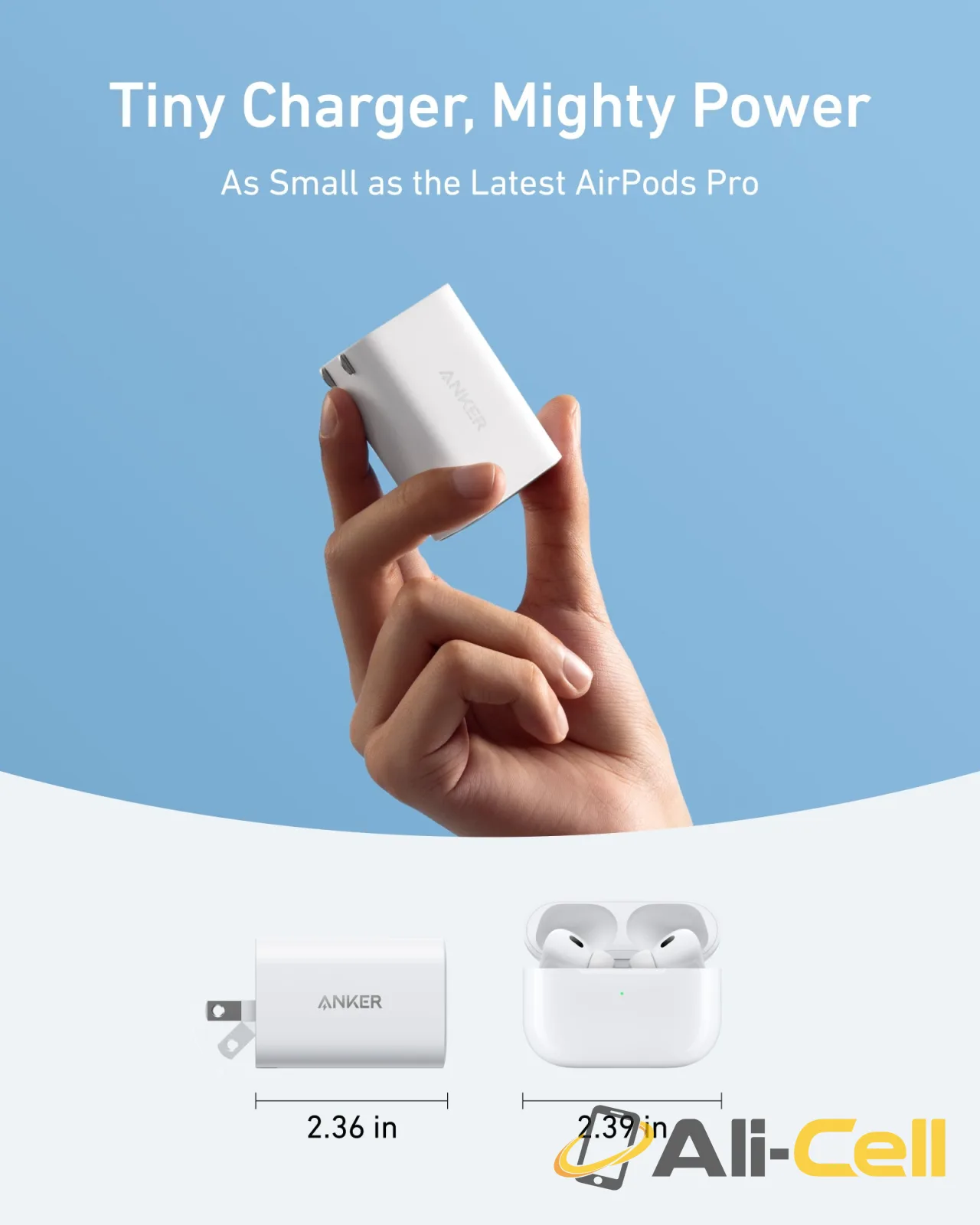 Anker Nano Charger (100W) with USB-C Cable (Shell White) — 4