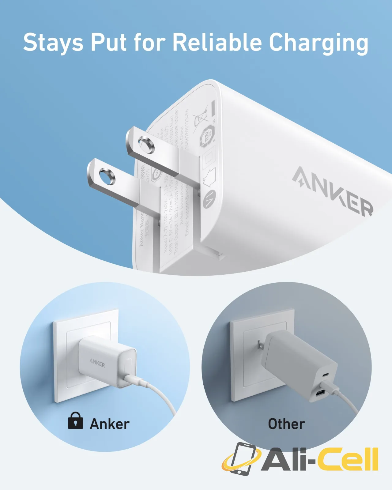 Anker Nano Charger (100W) with USB-C Cable (Shell White) — 5