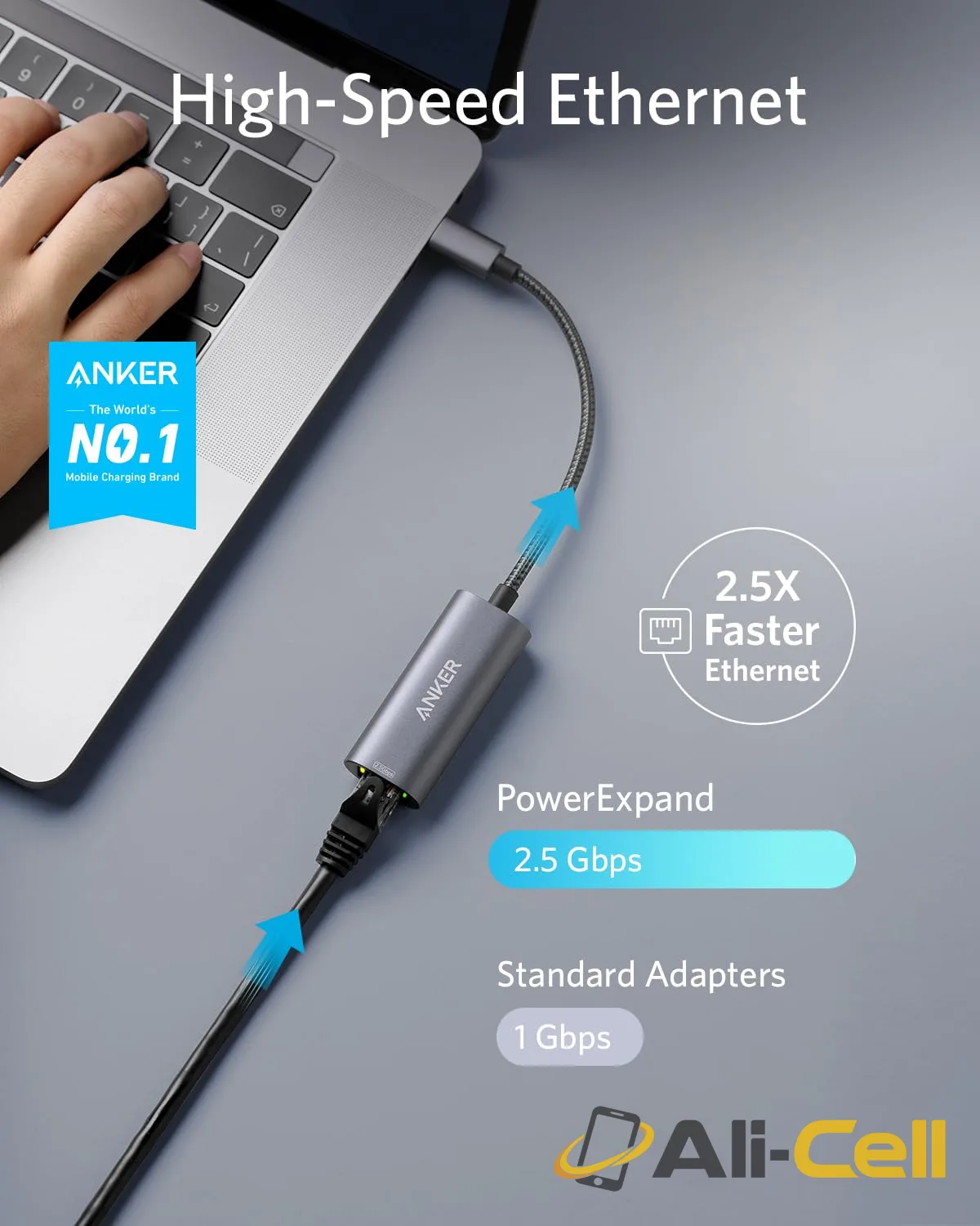 Refurbished Anker PowerExpand USB-C to 2.5 Gbps Ethernet Adapter — 4