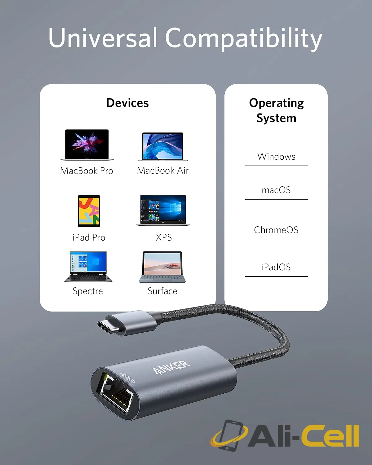 Refurbished Anker PowerExpand USB-C to 2.5 Gbps Ethernet Adapter — 5